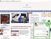 Tablet Screenshot of congnghevinhcuu.com